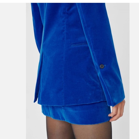 Frame velvet blazer and skirt set - Picture 5 of 10